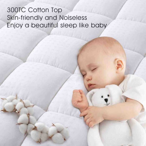 Mattress Pad Pillow Top Mattress Cover Quilted with 20% Off Deal - Image 4
