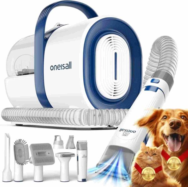 Pet Grooming Vacuum with Pet Clipper Nail Grinder with 9% Off Deal.